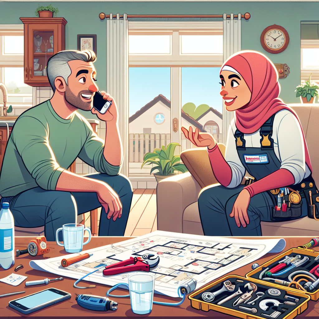 英語の配管工・電気技師ロールプレイ練習