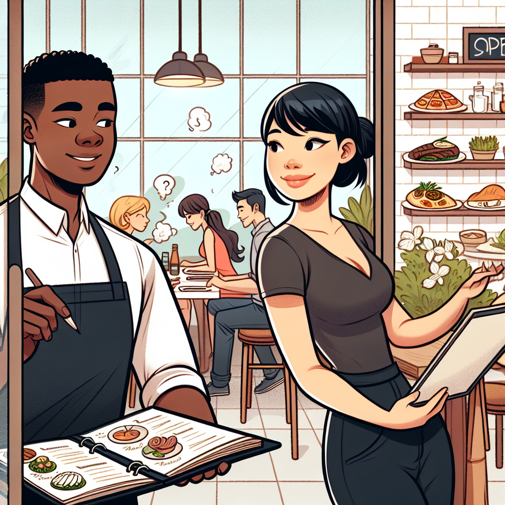 음식 주문 영어 롤플레이 실습