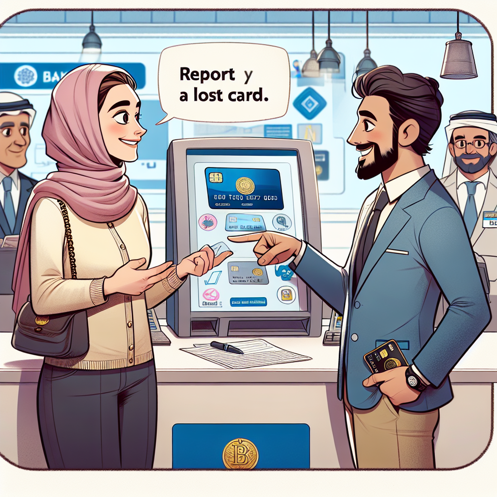 Como relatar perda de cartão em inglês