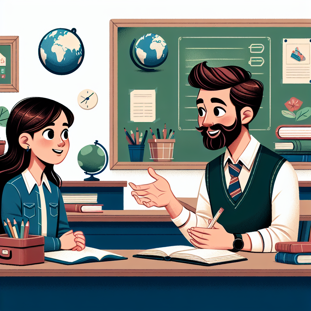 Englisch Rollenspiel: Hilfe bei Hausaufgaben