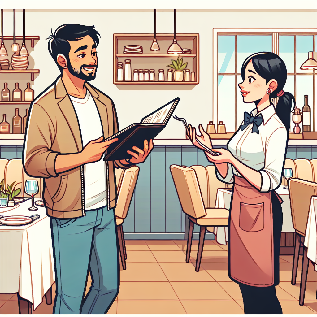   Ordering food  Roleplay Conversations in English