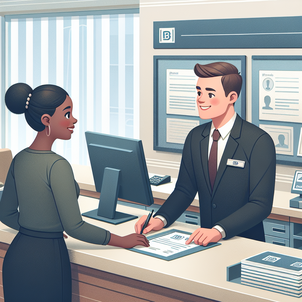 Apprendre l'anglais : ouvrir un compte bancaire