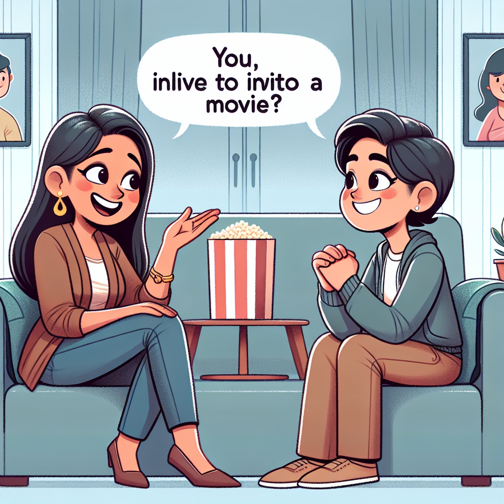 Pratique como convidar para um filme em inglês