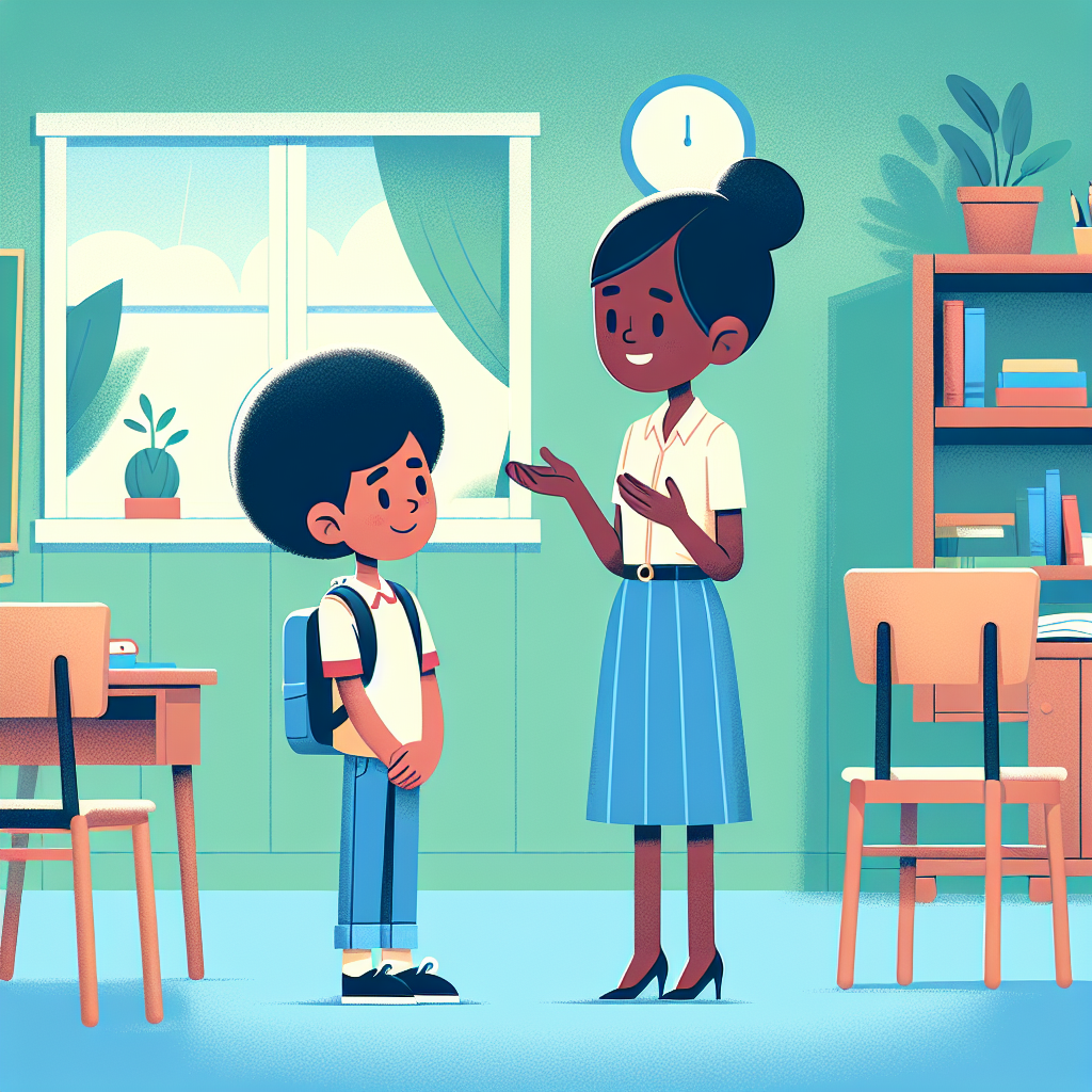 Englische Rollenspiele: Der erste Schultag