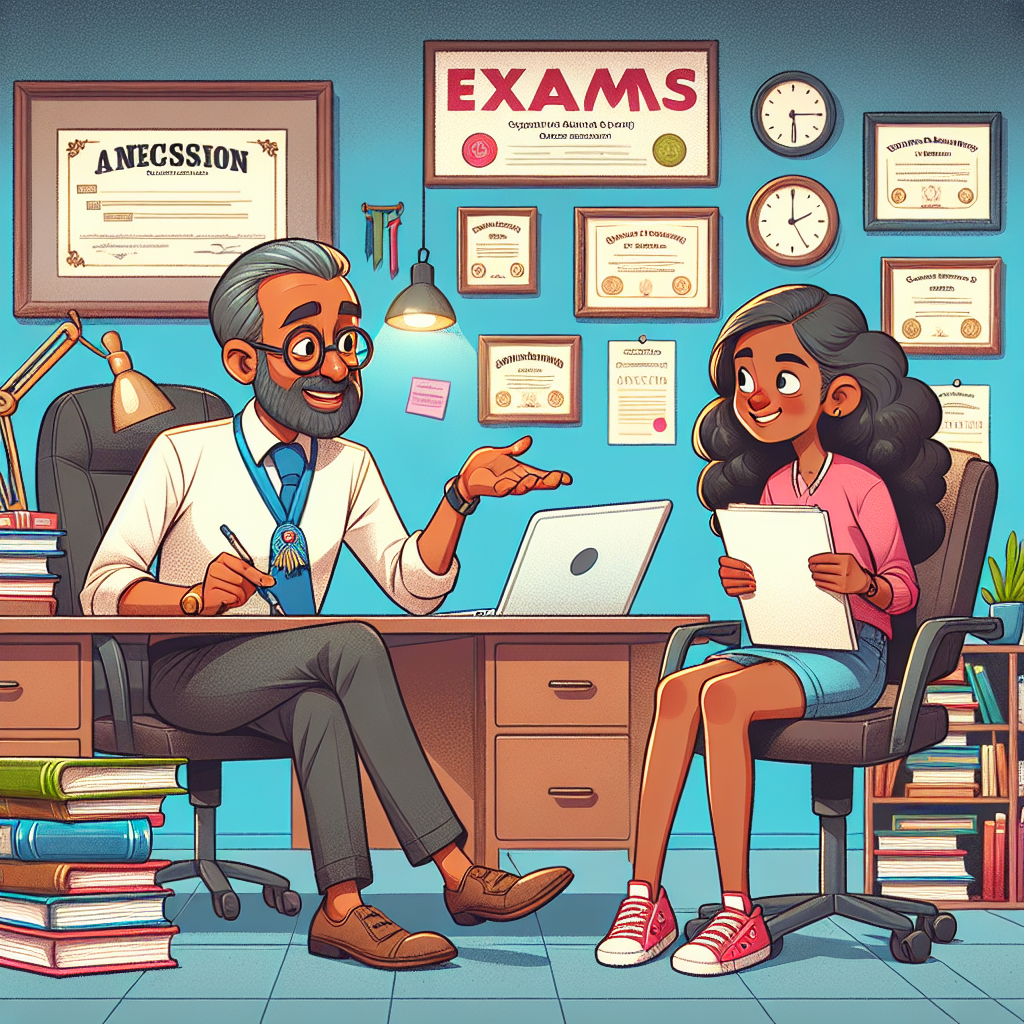 تمرین مکالمه درباره نمرات با استاد