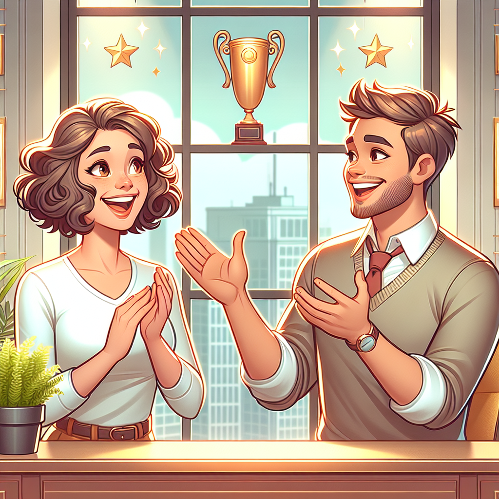 성공 축하 영어 대화 연습