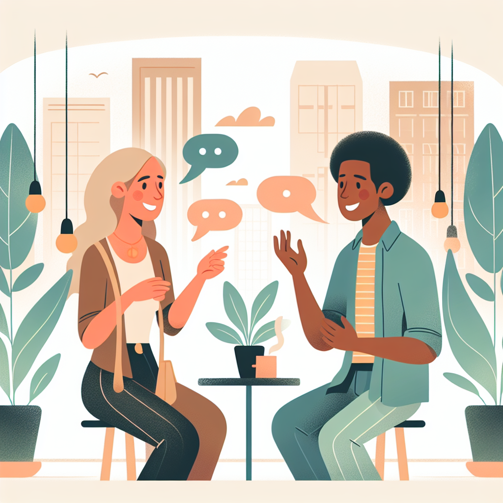 Αγγλική συζήτηση για νέα και πληροφορίες