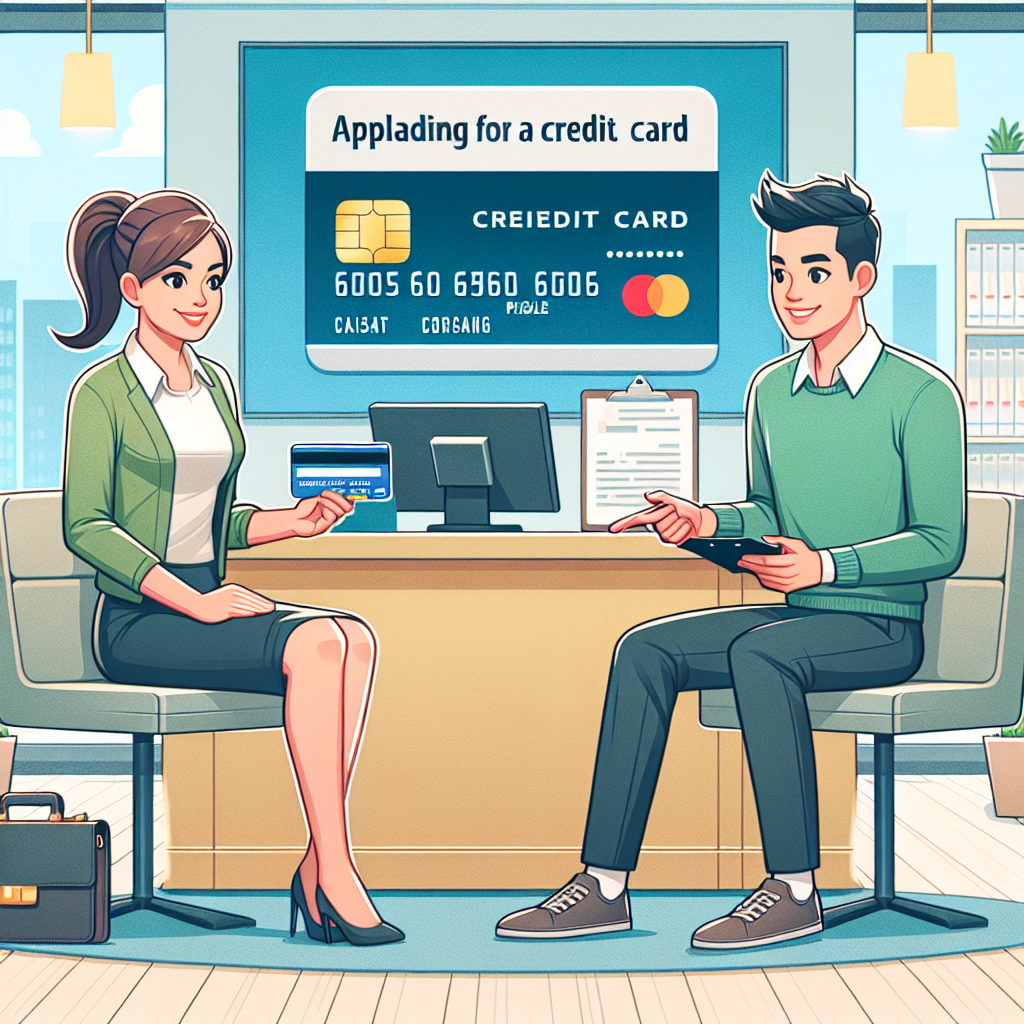 Práctica de solicitar una tarjeta de crédito en inglés