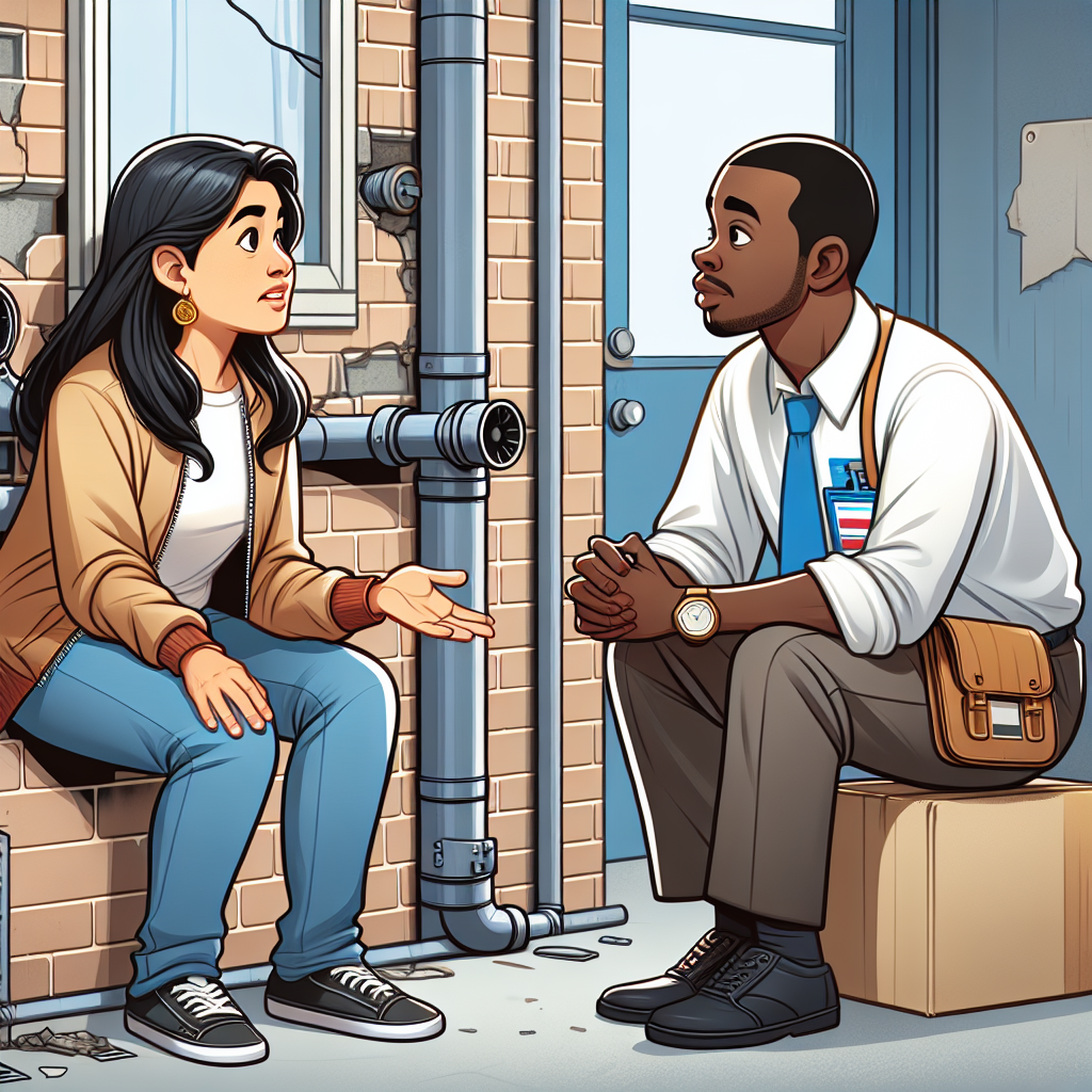 Praticar relato de problema no edifício em inglês