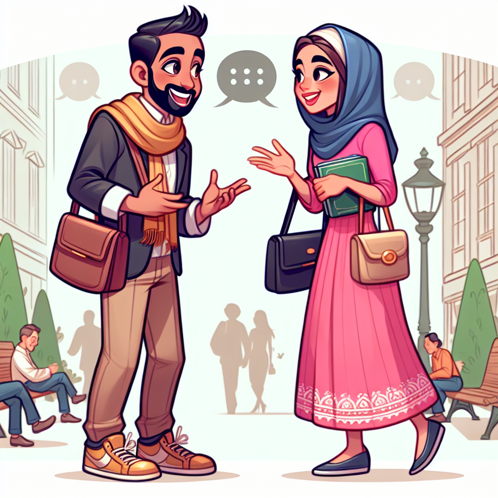 Englisch lernen: Kleidungskomplimente Dialog