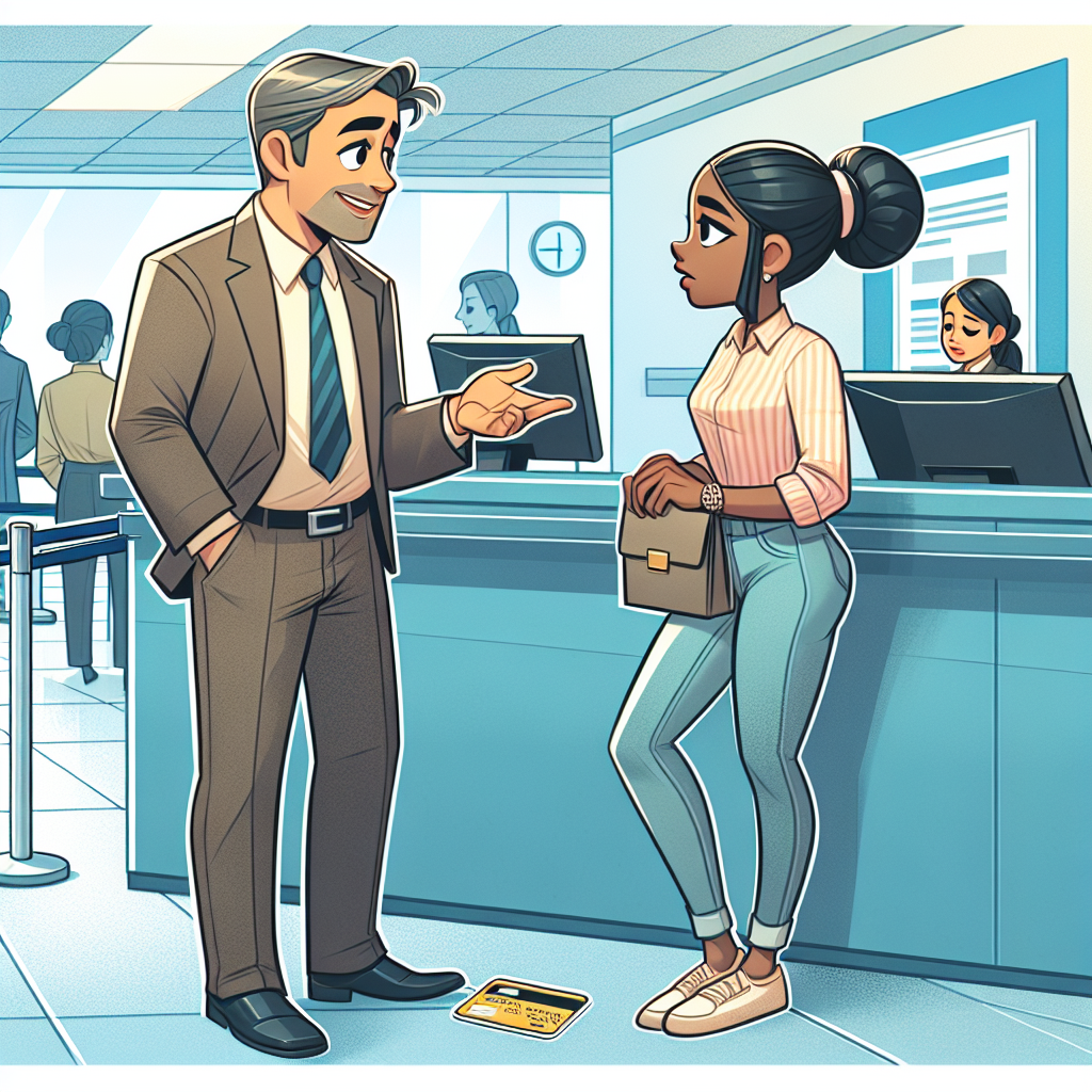 Pratica inglese: segnalare carta smarrita