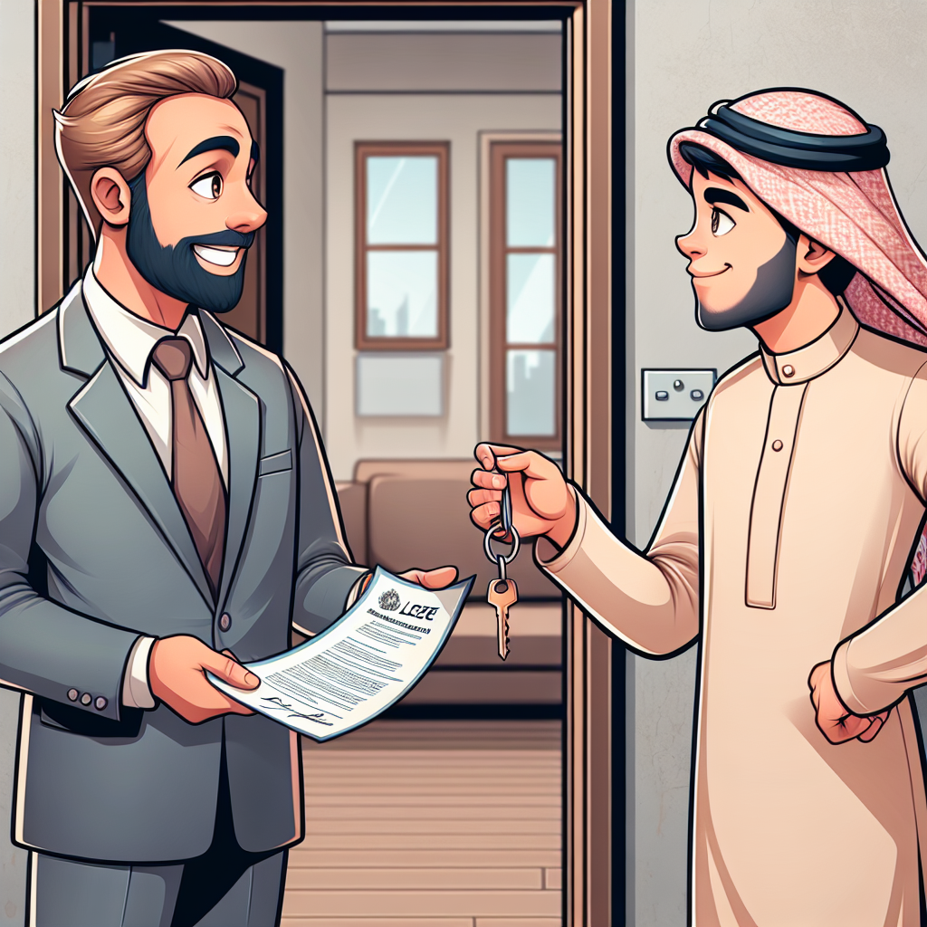 Dialogue en anglais avec un propriétaire