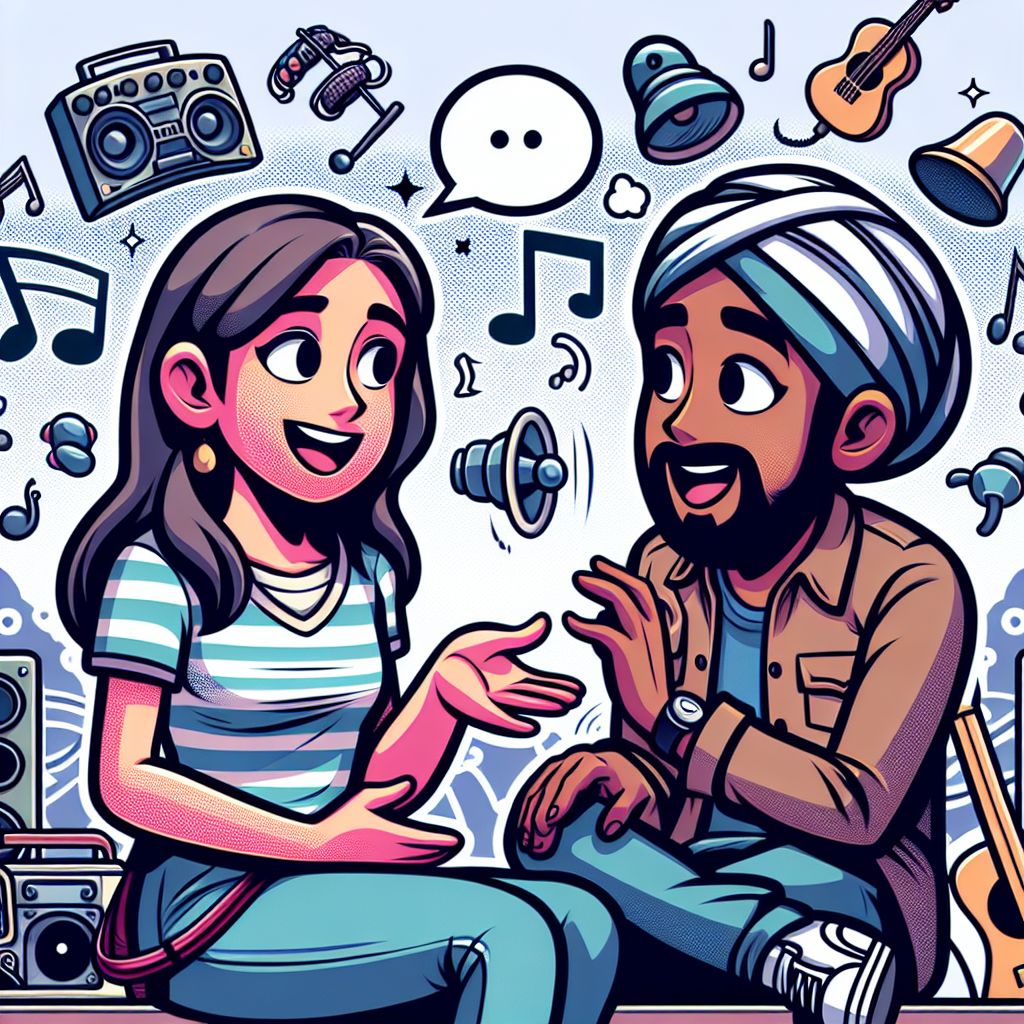 좋아하는 음악 영어 대화 연습하기