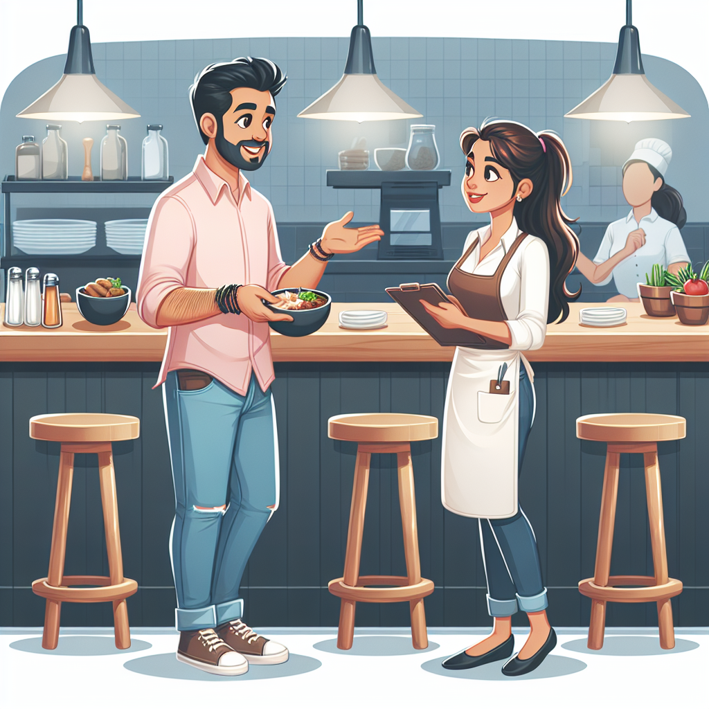 알레르기 및 재료 영어 회화 연습