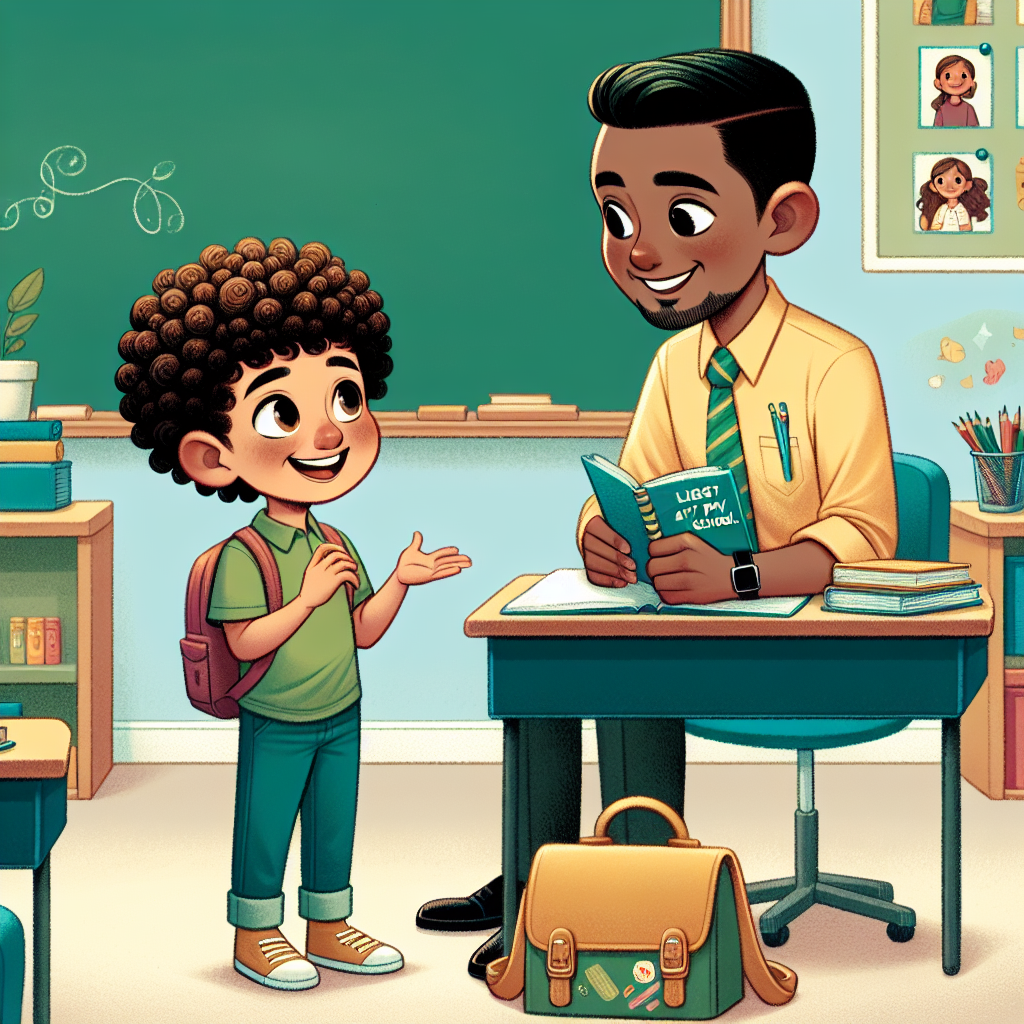 تمثيل دور أول يوم في المدرسة بالإنجليزية