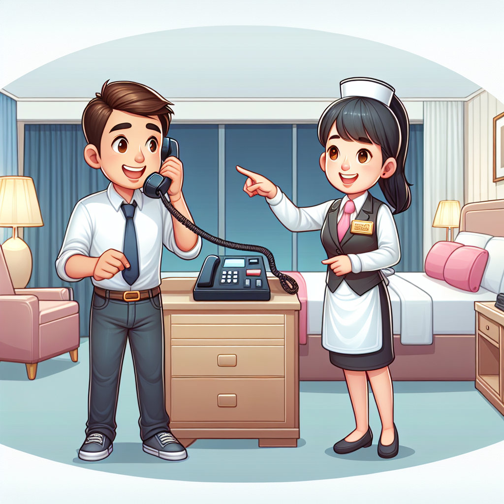 Pratiquez le service de chambre en anglais