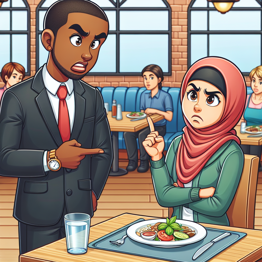 영어 식사 불만 대화 연습