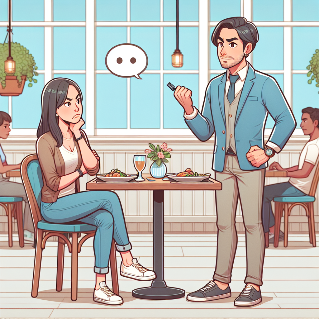 Pratiquer une plainte de repas en anglais