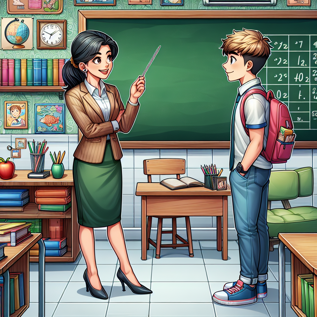 Ролевые ситуации: разговор с учителем