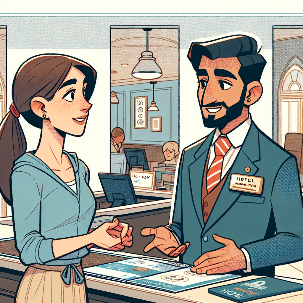 Voorzieningen vragen in het Engels oefenen