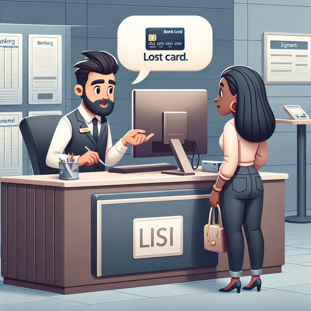 영어로 분실 카드 신고하기 연습