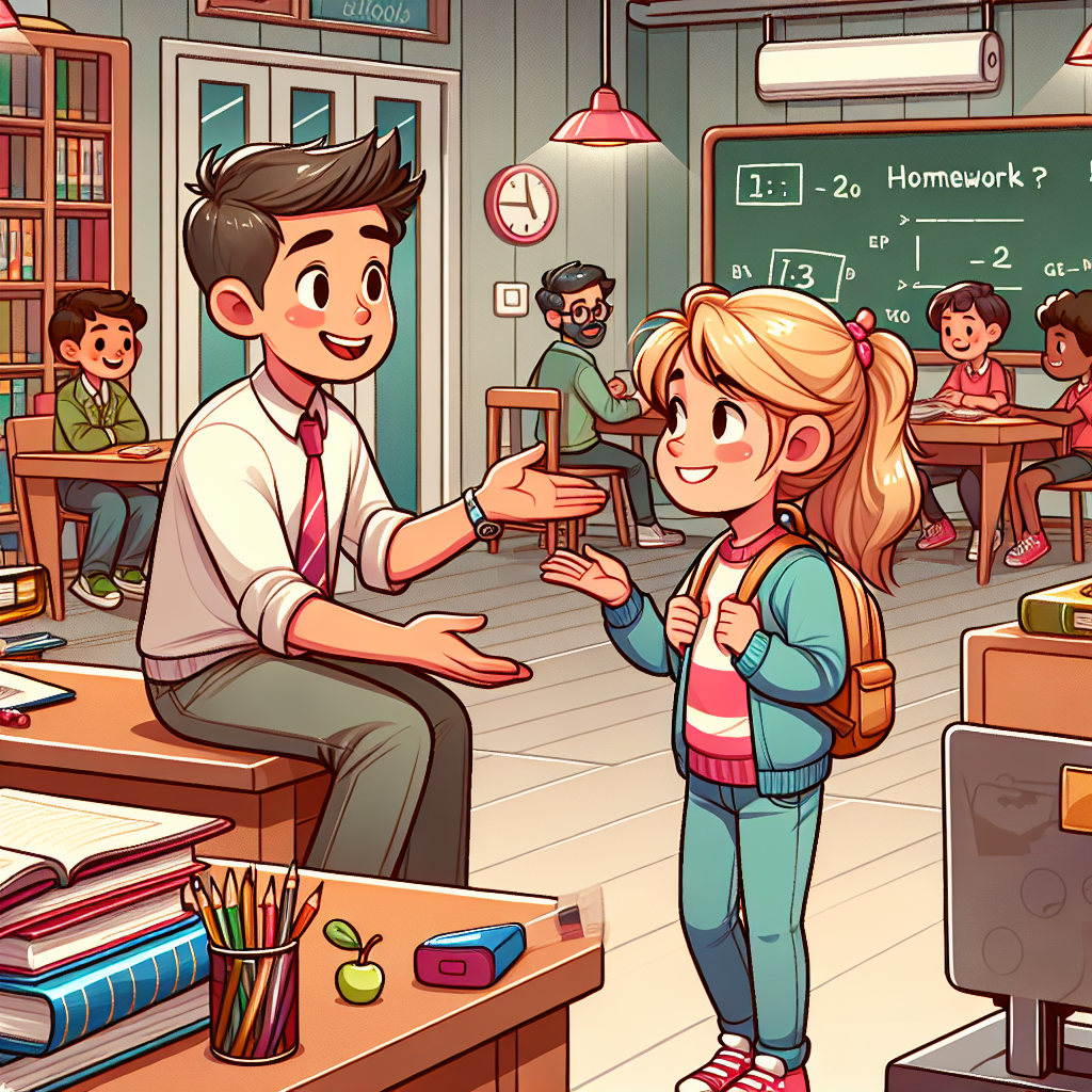 Помощь с домашним на английском: диалог