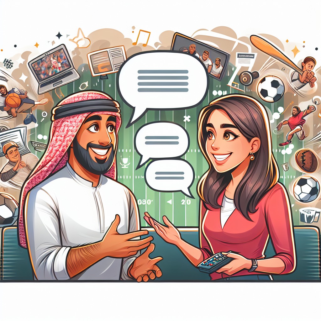 Pratiquer l'anglais avec des conversations sportives