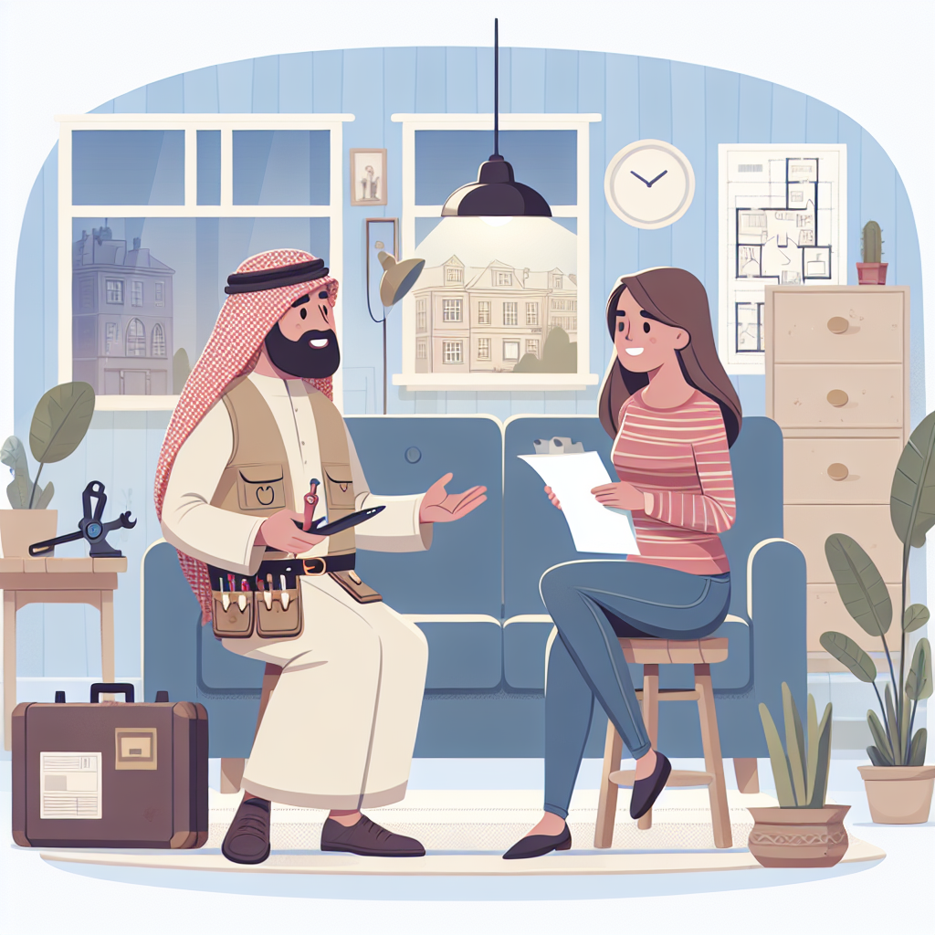 آموزش مکالمه: گزارش مشکل در ساختمان