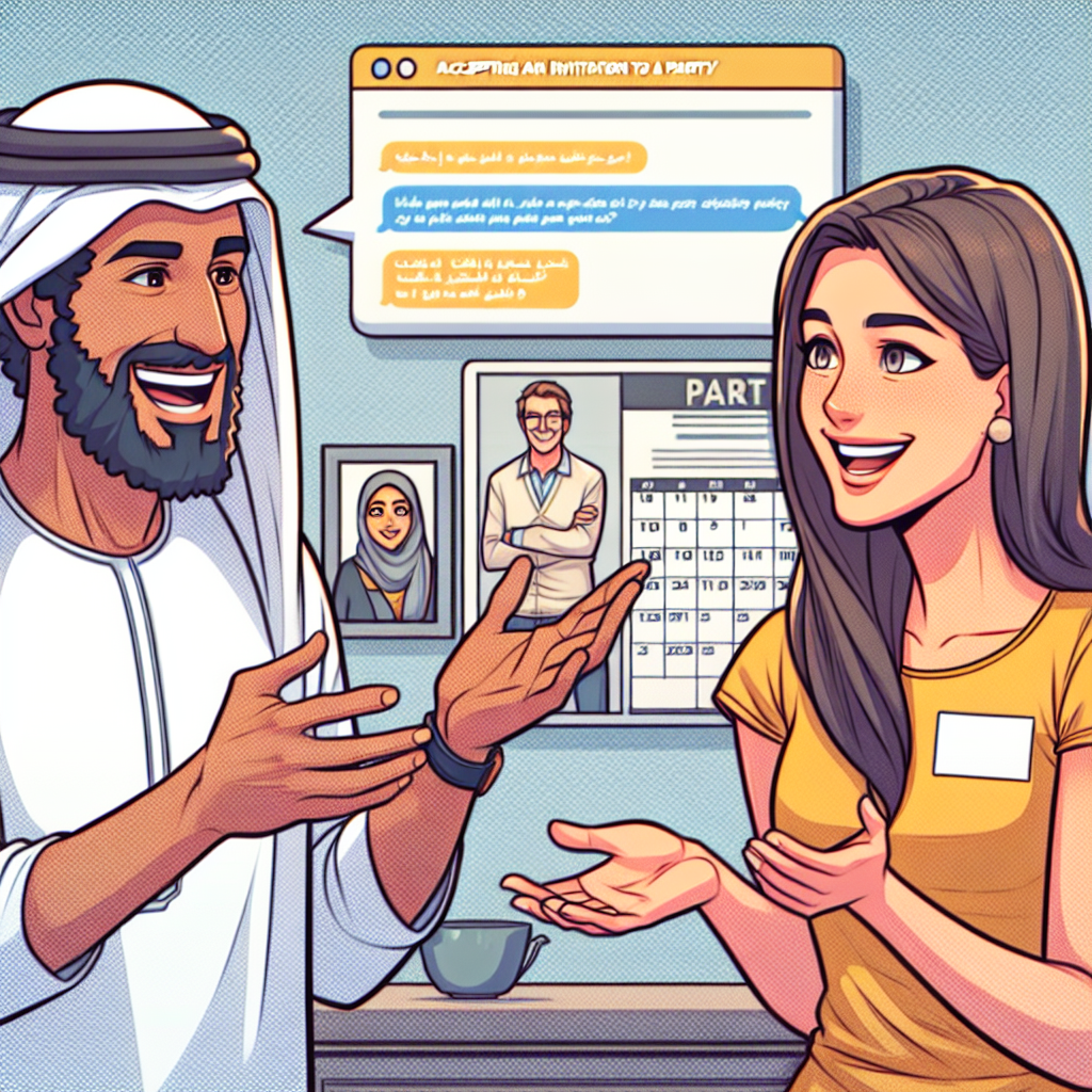 英语派对邀请对话练习