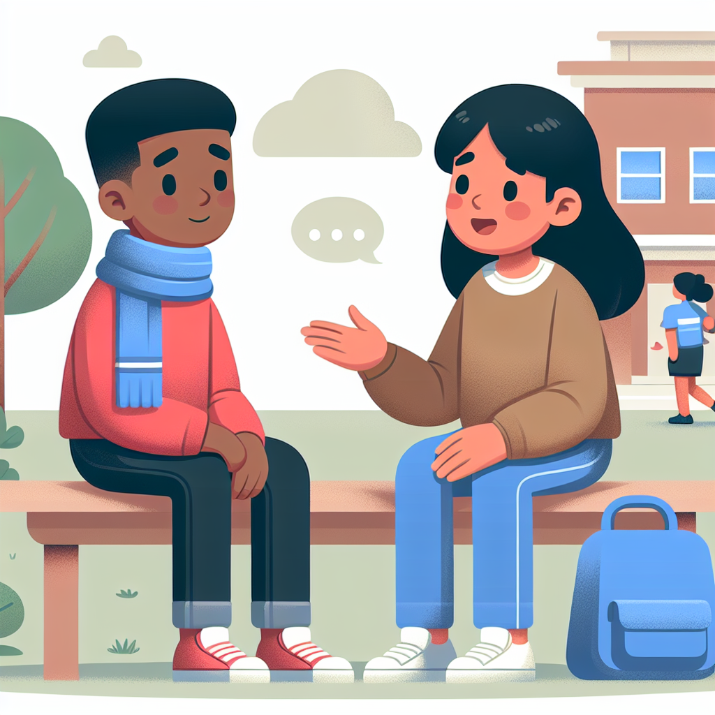 Diálogo sobre colega doente em inglês