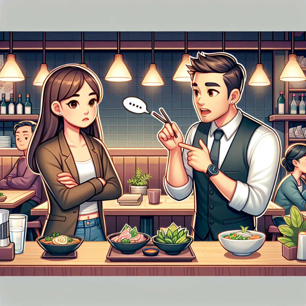   Complaining about a meal  Roleplay Conversations in English