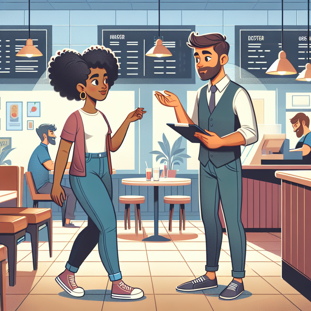 Impara ordini in inglese al ristorante
