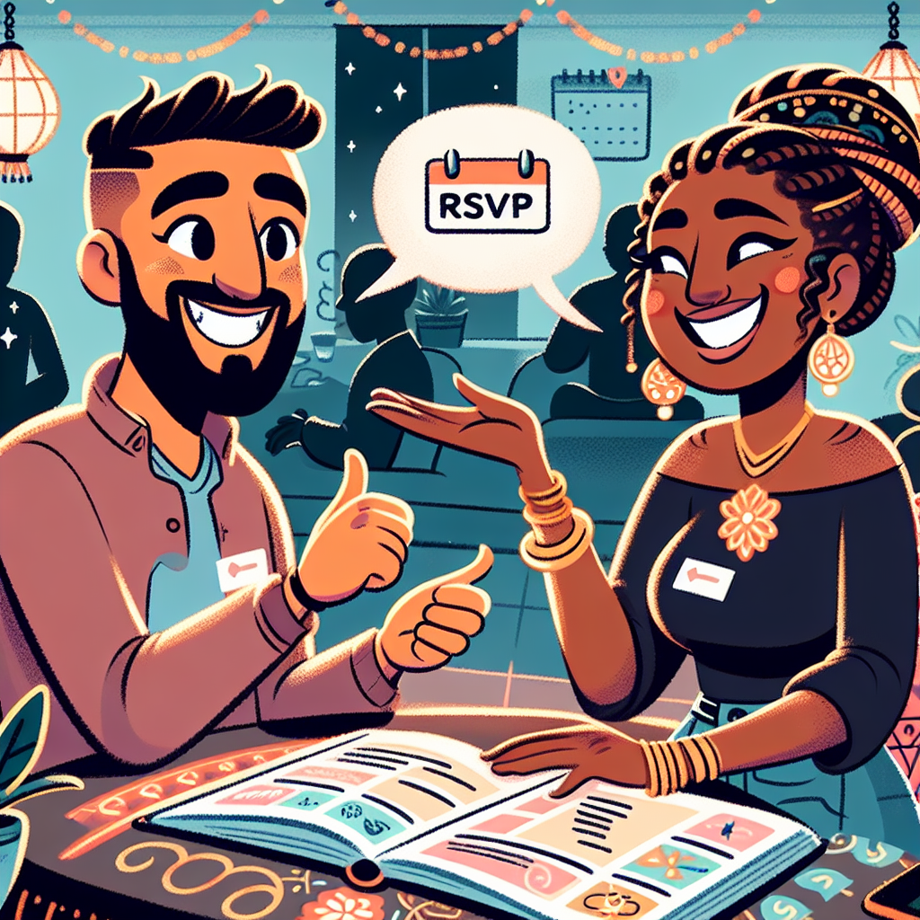 RSVP gesprek oefenen voor evenementen