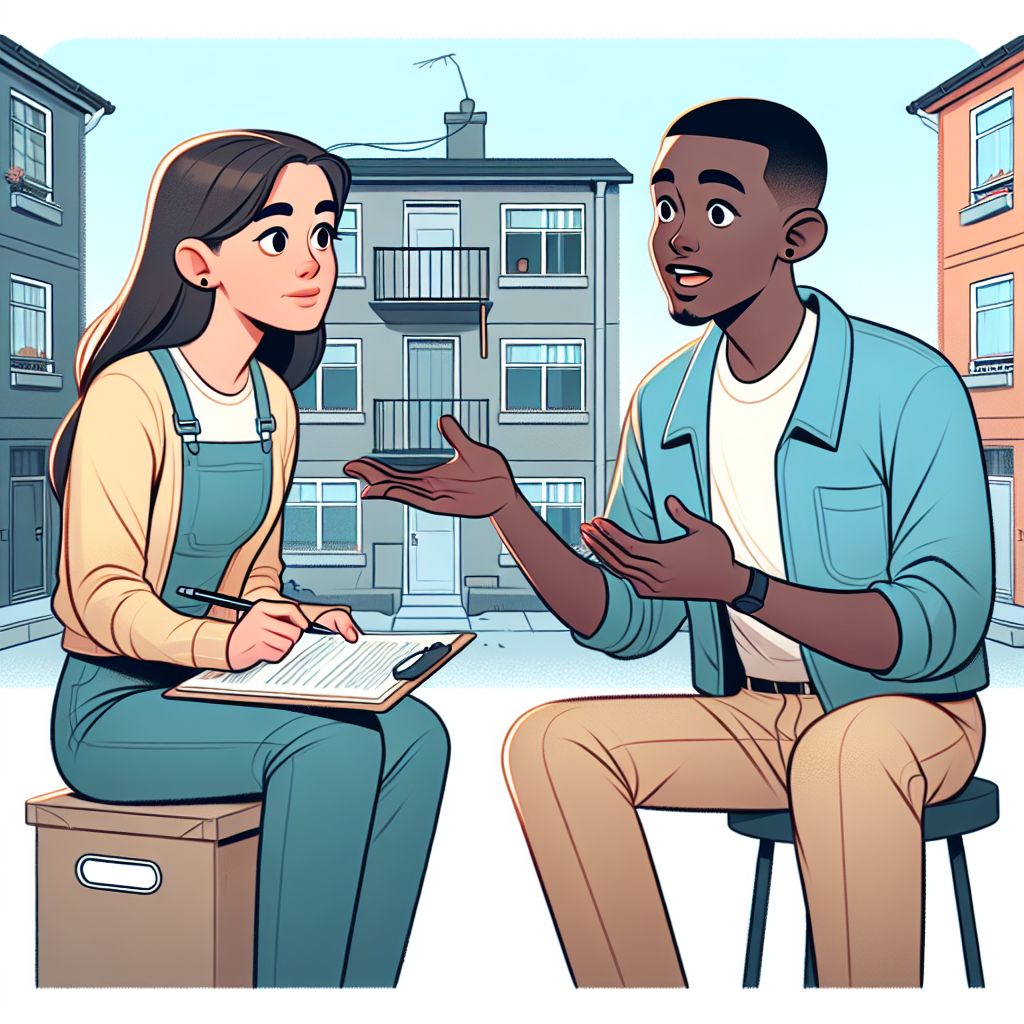 建物の問題報告ロールプレイ練習