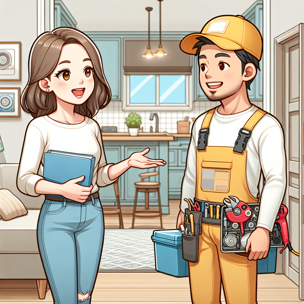 Учебный диалог: вызов мастера на английском