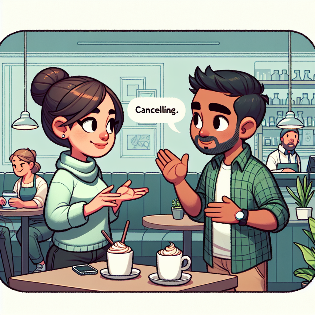 نقش‌آفرینی لغو برنامه به‌صورت مؤدبانه