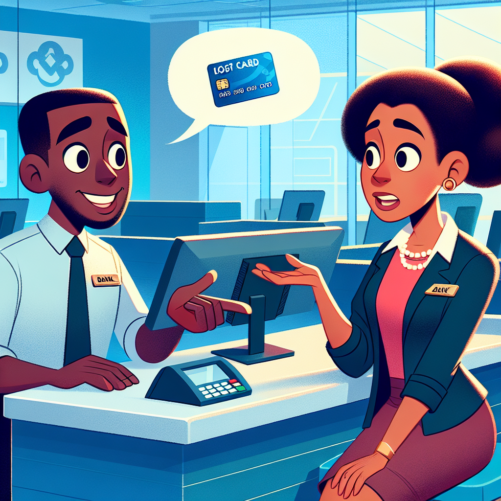 英语情景对话：报告丢失卡片