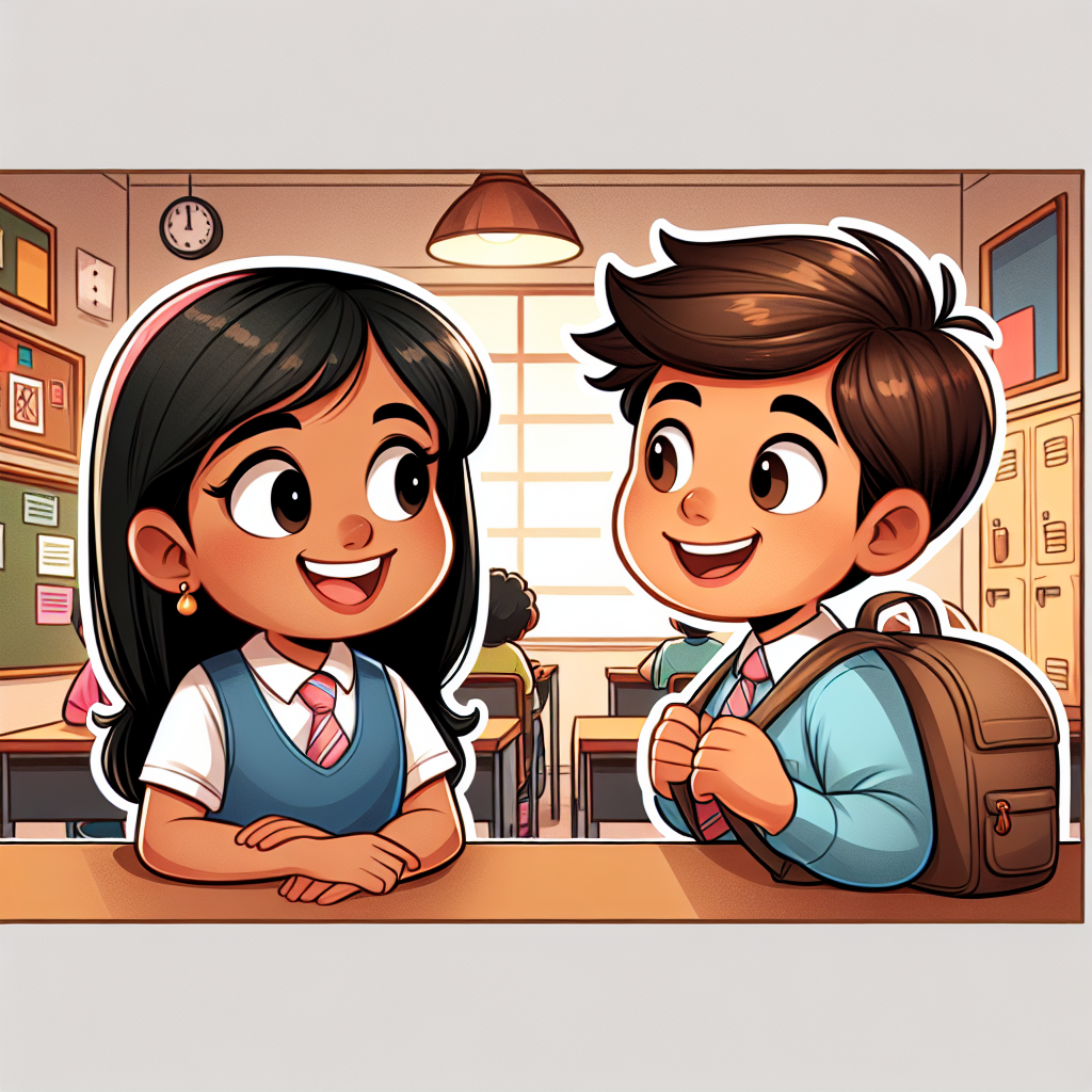 英语入学第一天对话练习