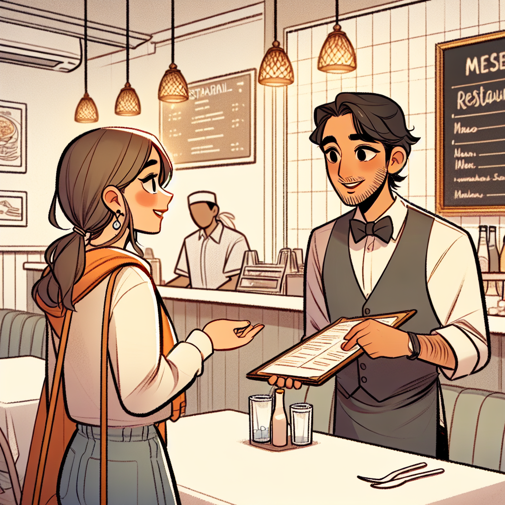   Ordering food  Roleplay Conversations in English