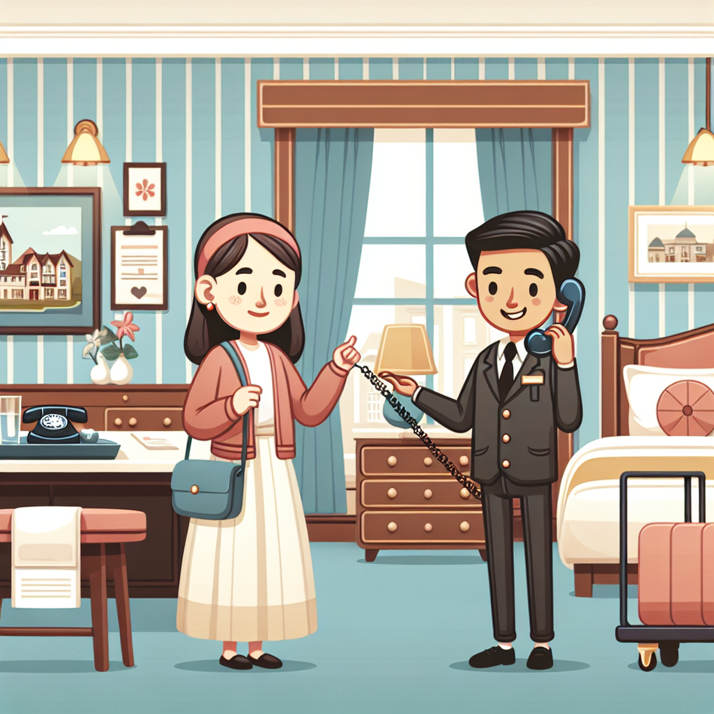 ルームサービスの英会話練習方法