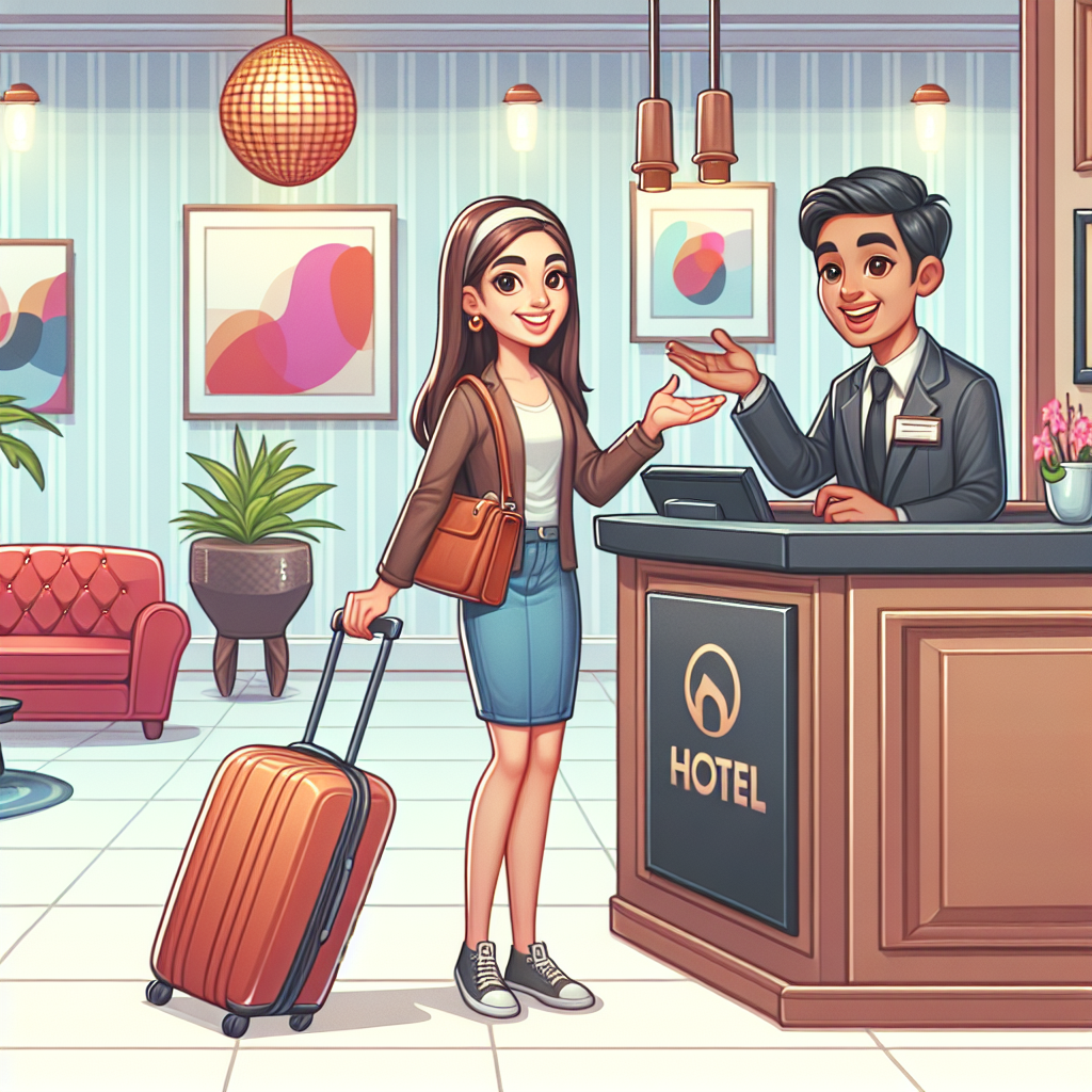 Impara il check-in in inglese con roleplay