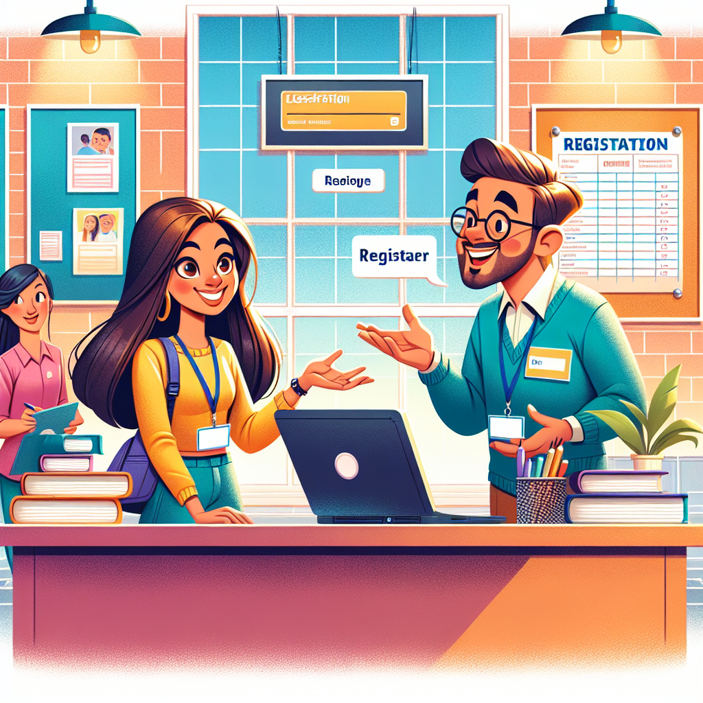 Diálogo de Inscrição em Aulas de Inglês