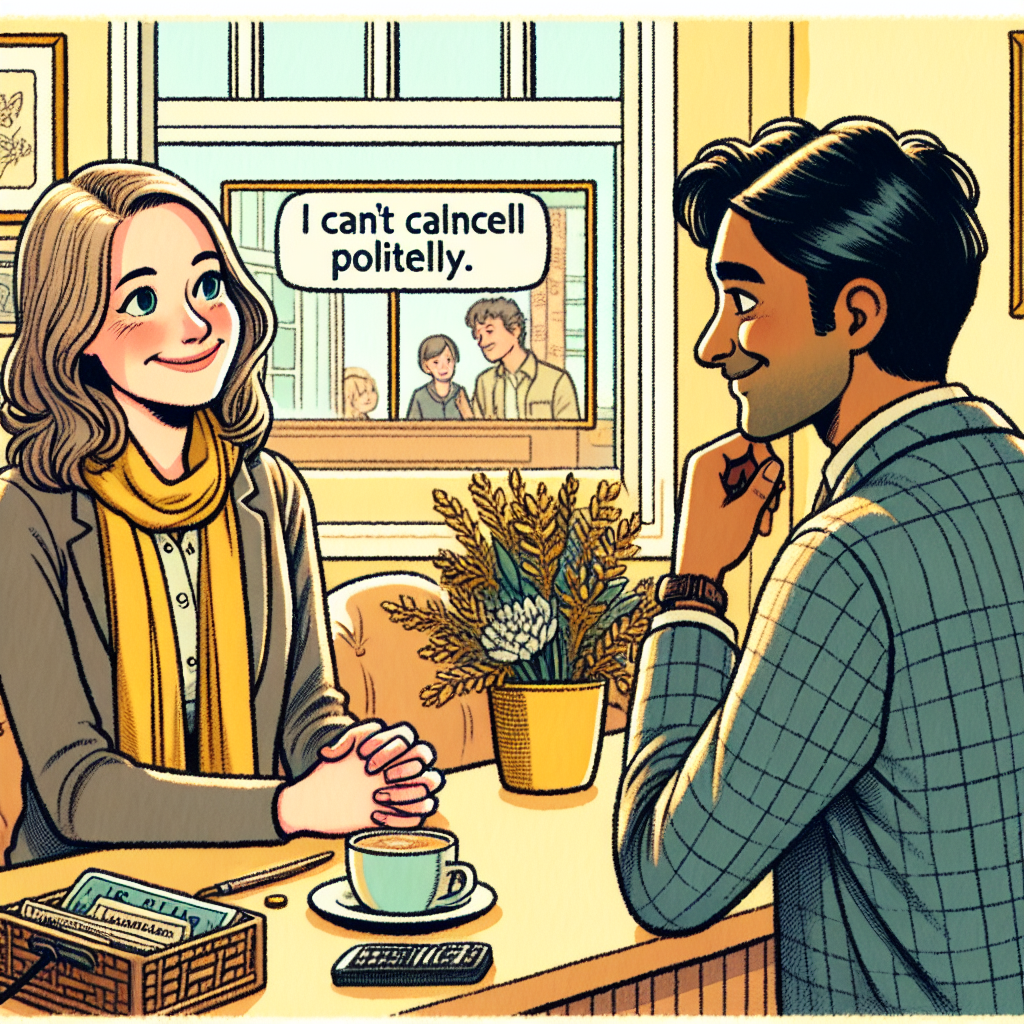予定をキャンセルする英語会話練習