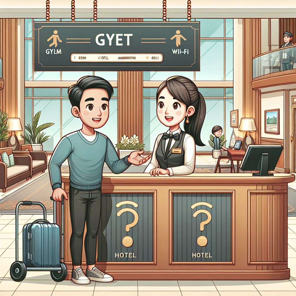 영어로 편의시설 요청 연습하기