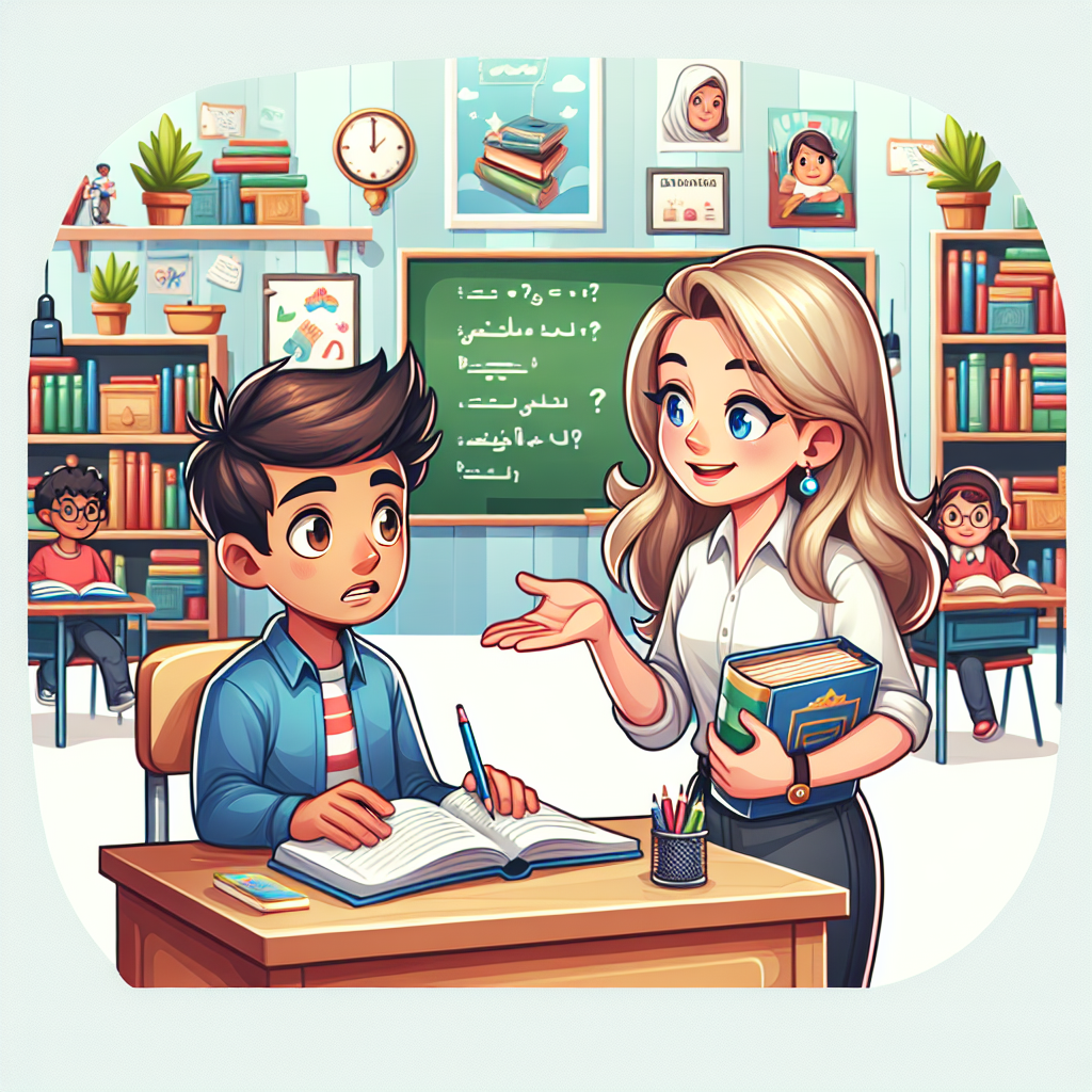 영어 숙제 도움 요청 롤플레이 연습