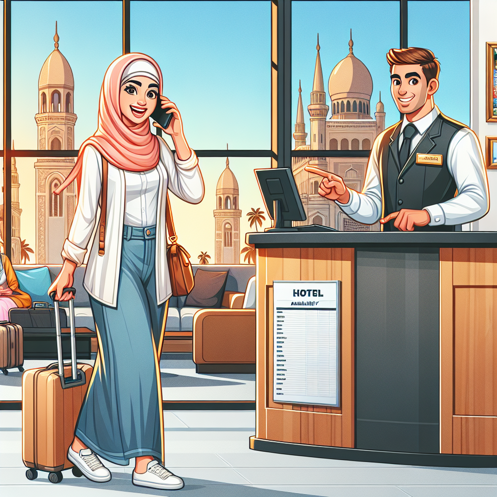 영어 방 예약 롤플레이 연습