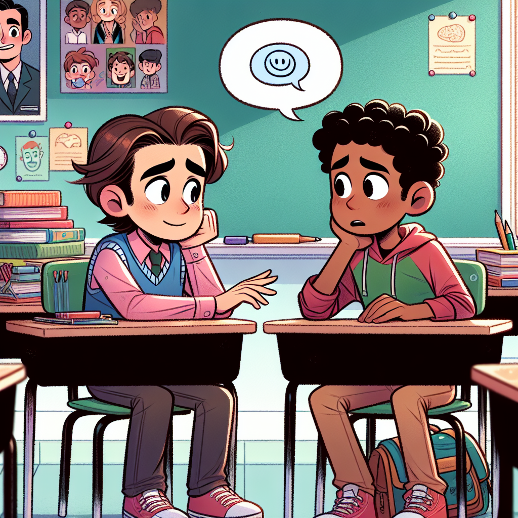 아픈 반 친구에 대해 영어로 이야기하기