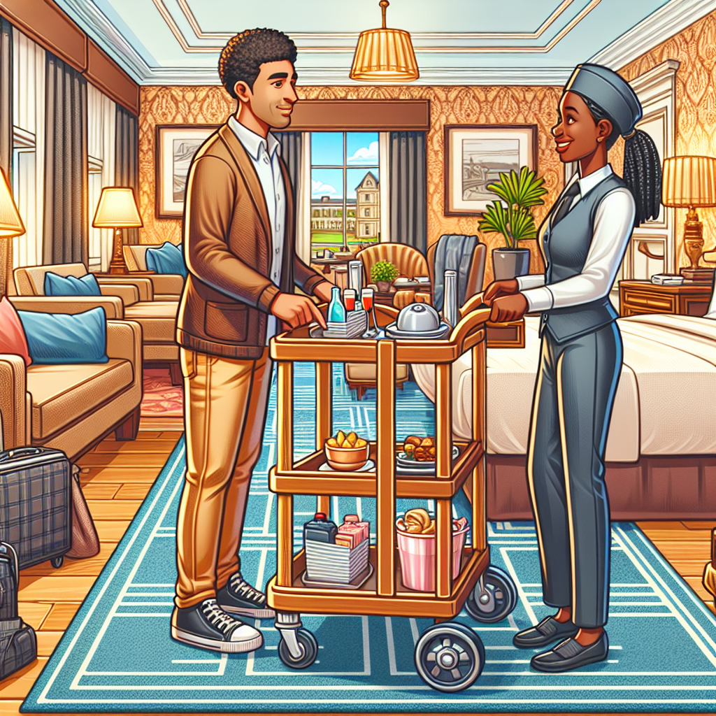 Englisch lernen: Zimmerservice Rollenspiel