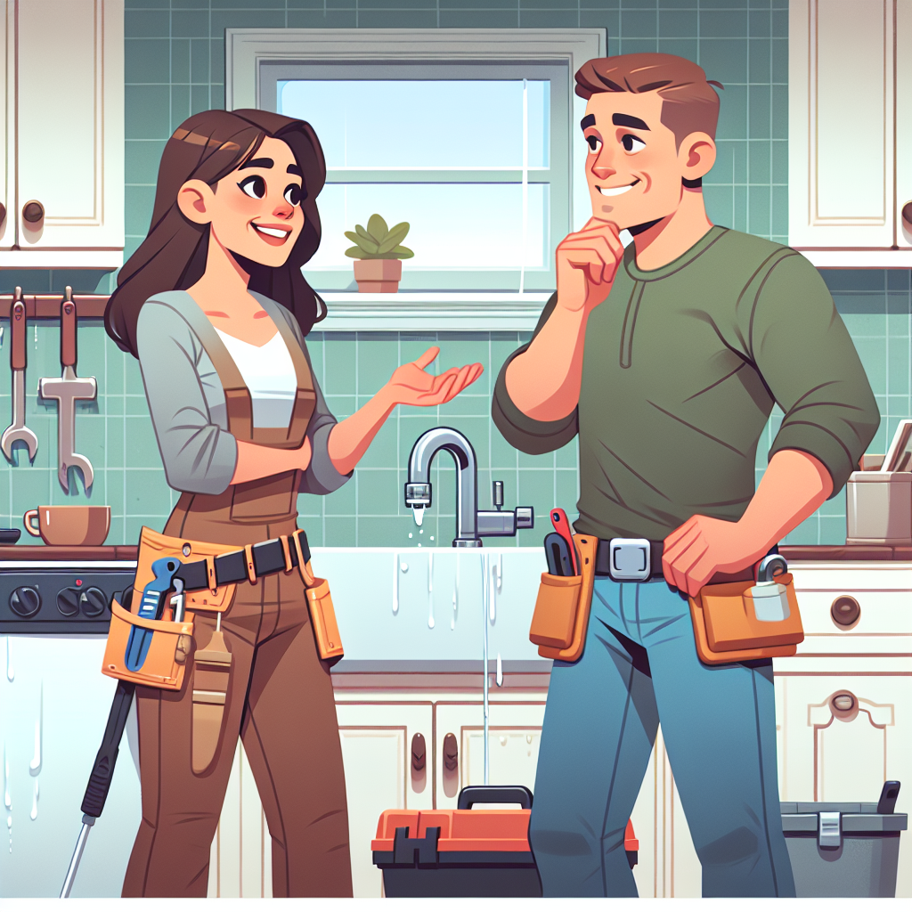 英语打电话水管工电工角色扮演