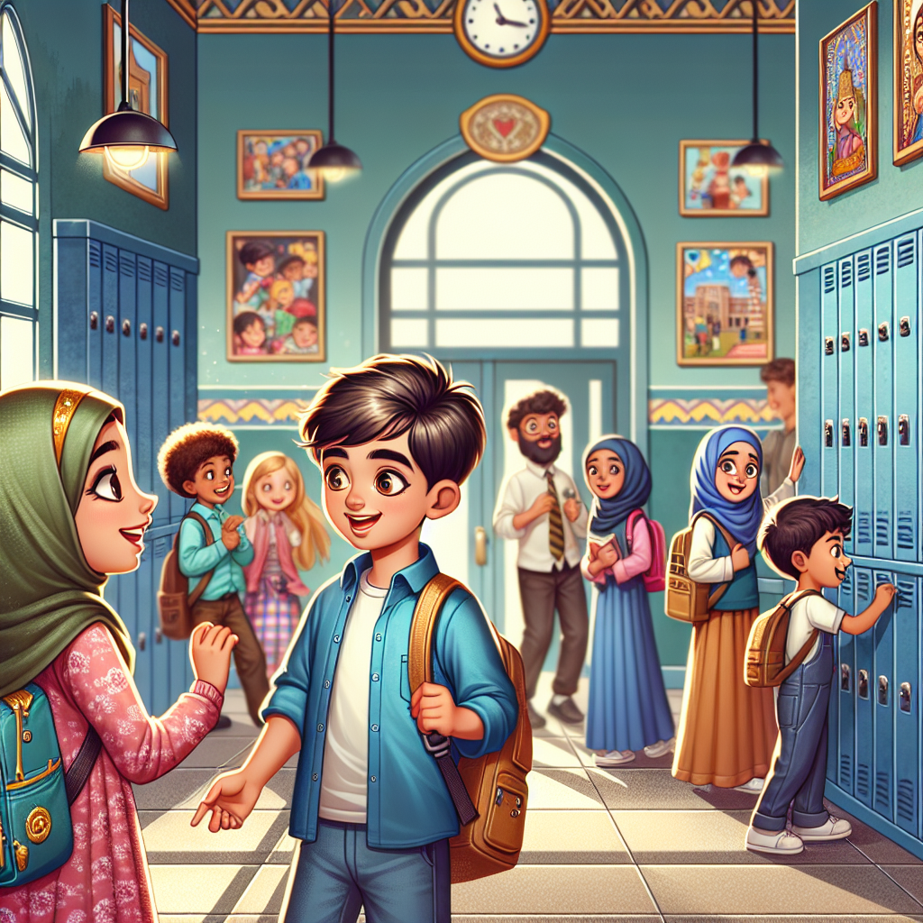 Practica inglés: Primer día en la escuela